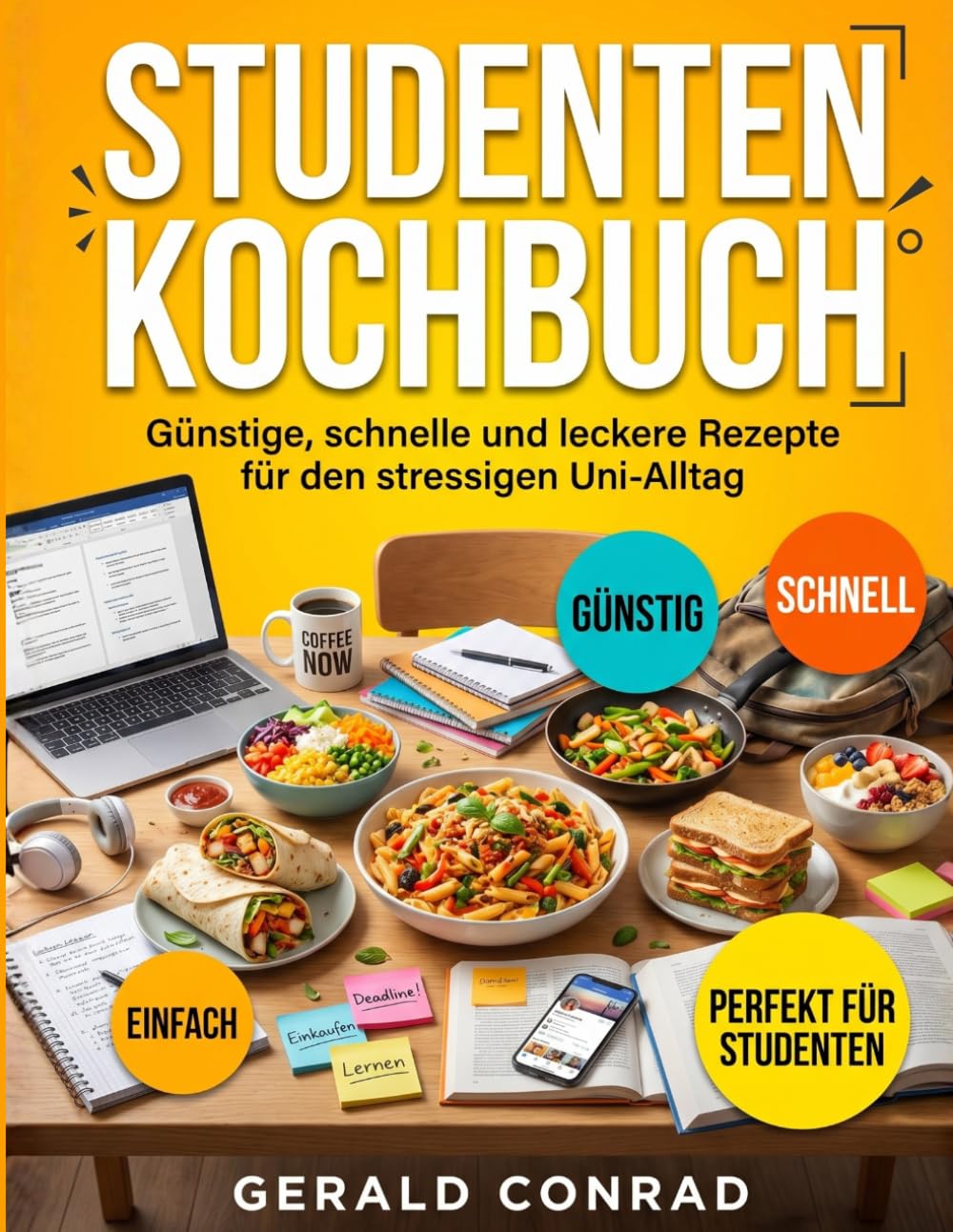 Studenten Kochbuch: Günstige, schnelle und leckere Rezepte für den stressigen Uni-Alltag