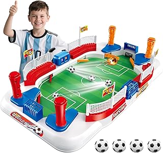 Comprar Futbolin para Niños Adultos Mini Futbolines de Mesa 55x31cm con Campana & Marcador, Juego de Mesa Regalo Niños 5 6 7 8-12 Años, Regalos Fútbol Niños Navidad & Cumpleaños