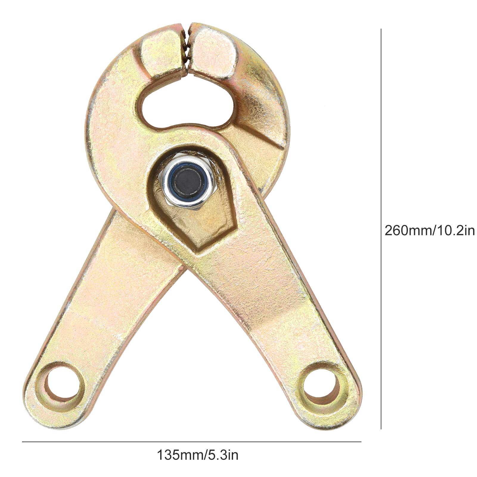 Pince De Traction Carrosserie Auto – 2 Broches Acier Carbone – Pour Réparation De Bosselage, Débosselage