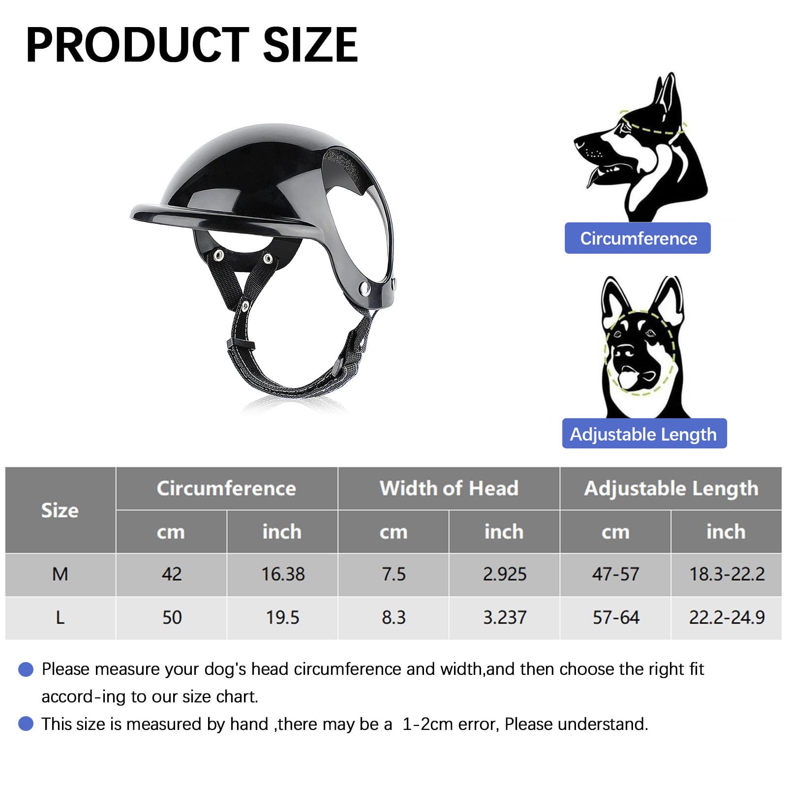 Grand Casque et Lunettes pour Chiens, Lunettes de Soleil pour Animaux de Compagnie, Casques de Moto pour Chiens, Chapeau de vélo pour Animaux de Compagnie, pour l'équitation