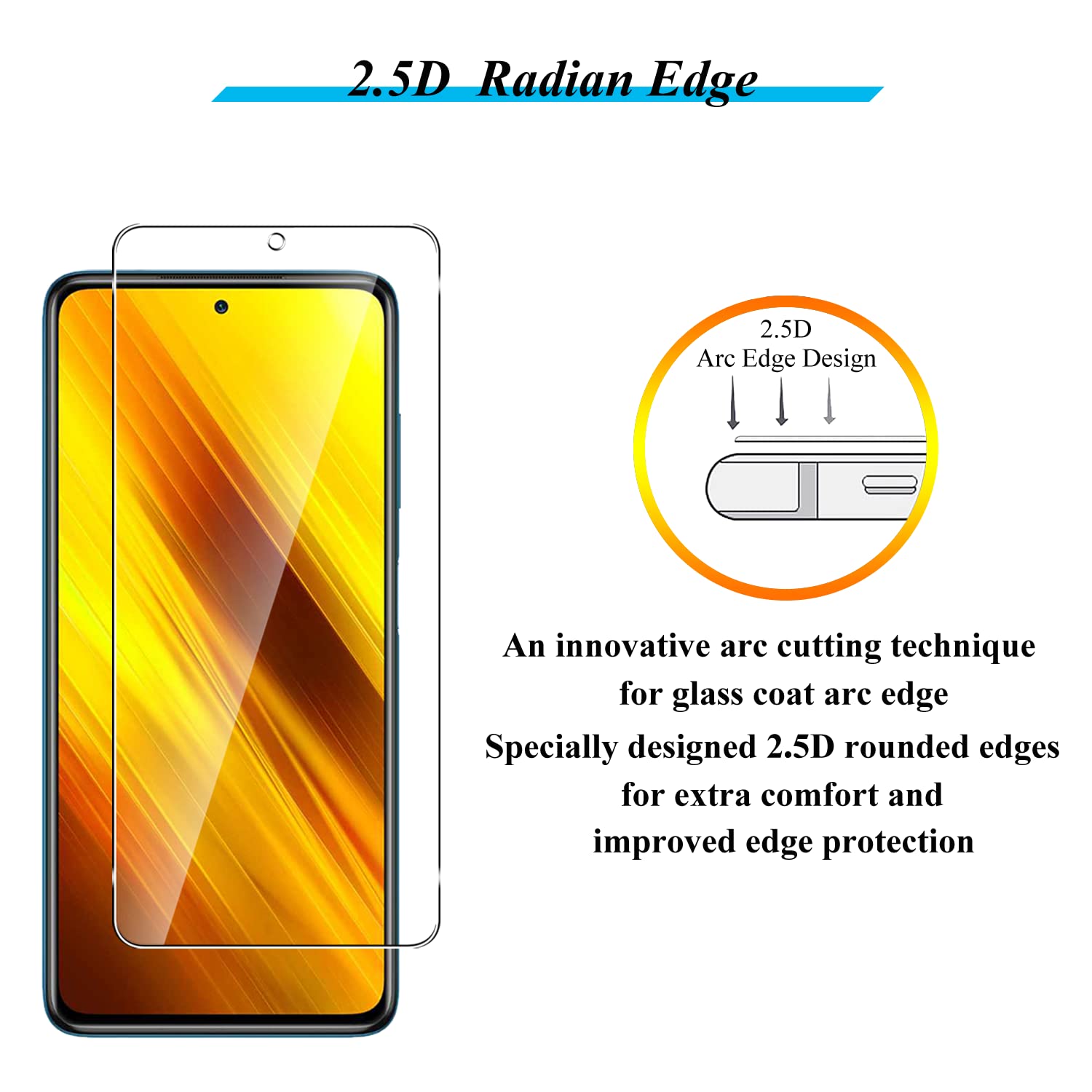 PELLICOLA IN VETRO TEMPERATO PER XIAOMI POCOPHONE POCO M3 VETRINO DISPLAY M 3 eB