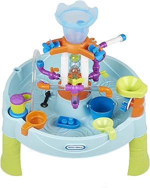 Little Tikes Flowin Fun water table with interchangeable pipes &mdash; best STEM water table for toddlers