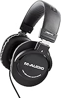 M-Audio HDH40 Over-Ear Closed-Back Studio Headphones for Monitoring, Podcasting & Recording - 40mm Neodymium Drivers, Comfort Fit