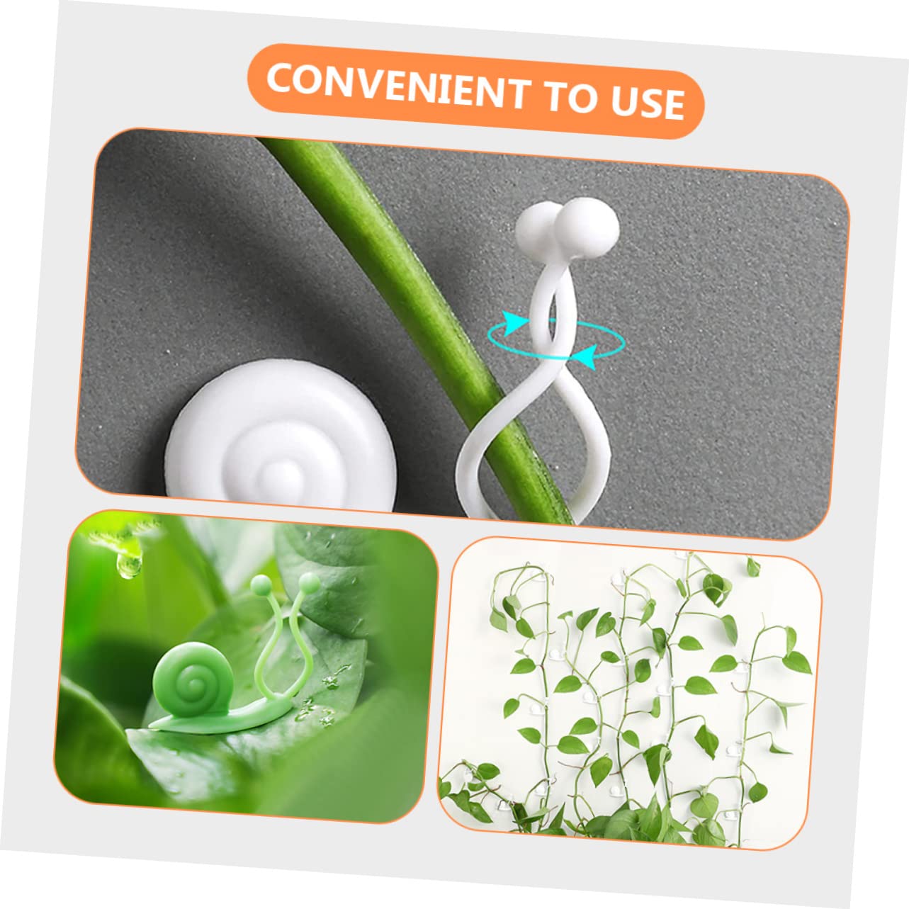 Abaodam 5 Sätze Pflanzenhalter Pflanzenclips Für Kletterpflanzen Vermehrung Zimmerpflanzen Gitterklammern Für Gartenpfähle Pflanzenbefestigungsclip Plastik 30 Stück * 5