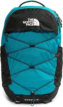 The North Face Borealis Commuter Laptop Backpack - Water Repellent, Laptop Sleeve, Large Main Compartment, Restorative Teal/TNF Black/Pacific Teal, One Size