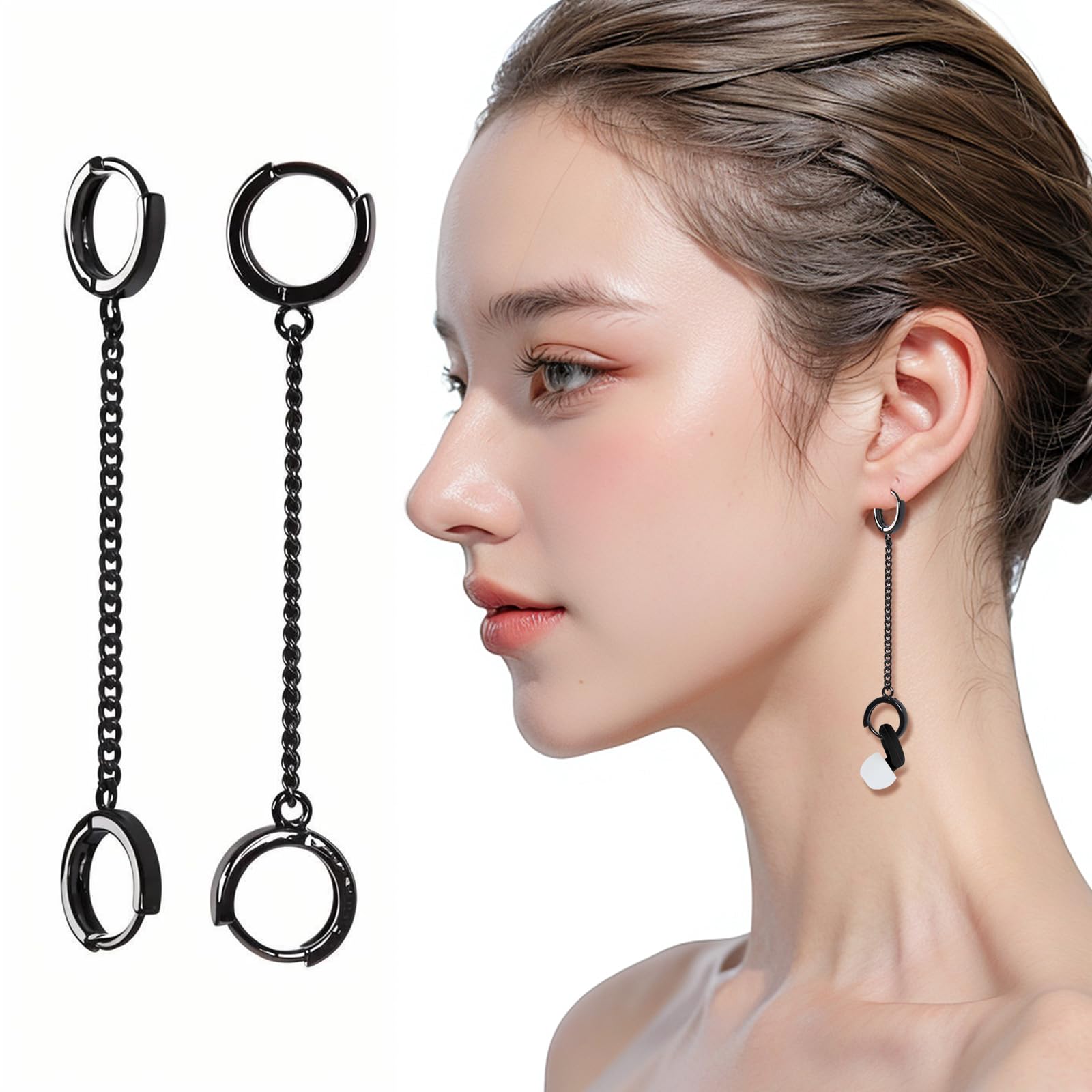 Ear Plugs Earrings, Earplug Earrings, Earplug Holder Suitable for Loop Earplugs, Earring For Loop Earplugs Can Be Used Daily In Concerts Live Events