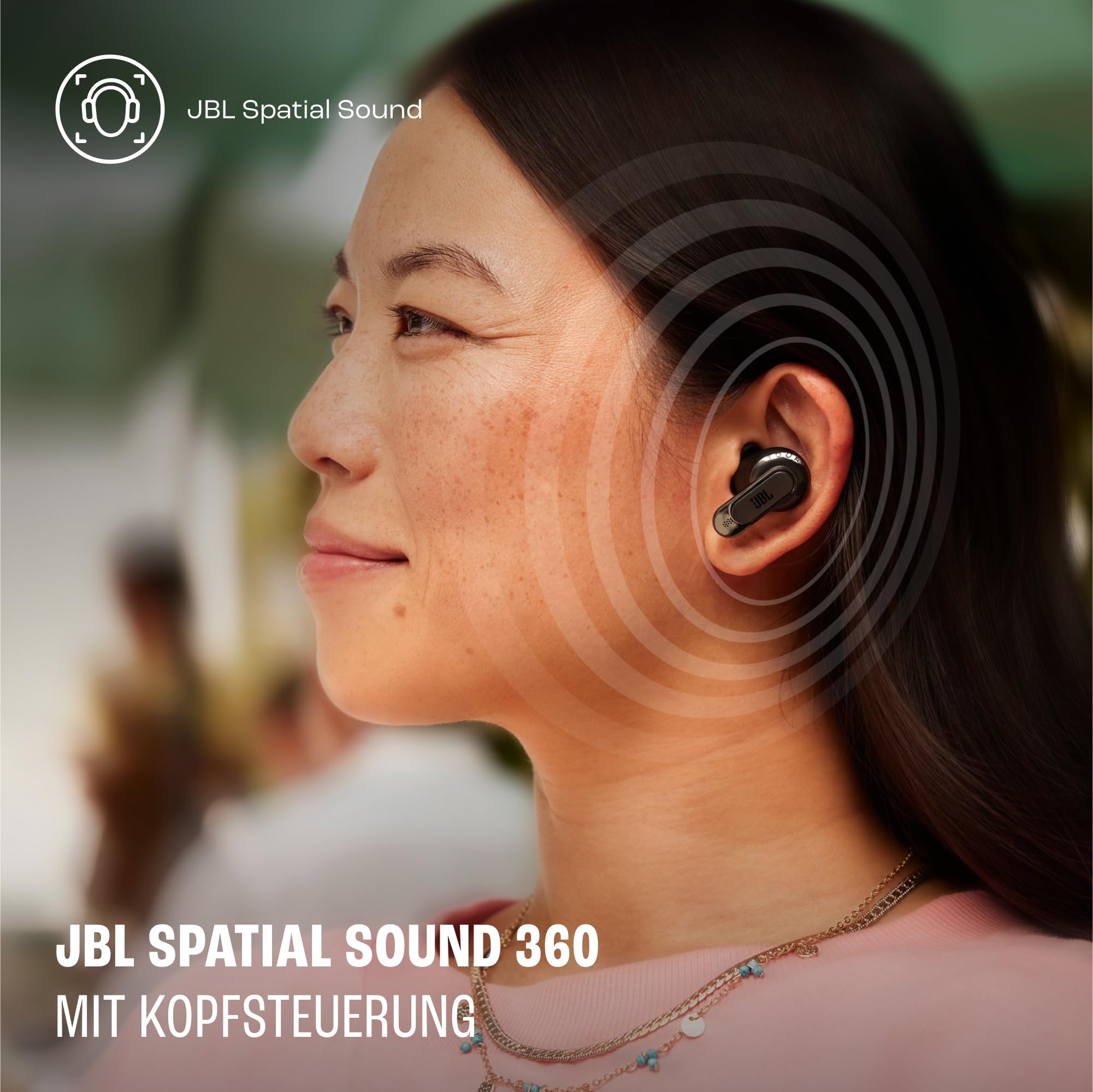JBL Tour Pro 3, True Wireless Bluetooth-Kopfhörer mit intelligenter Ladebox, 40 h Akkulaufzeit, True Adaptive Noise Cancelling 2.0 und JBL Spatial 360 Sound mit Head Tracking, Schwarz