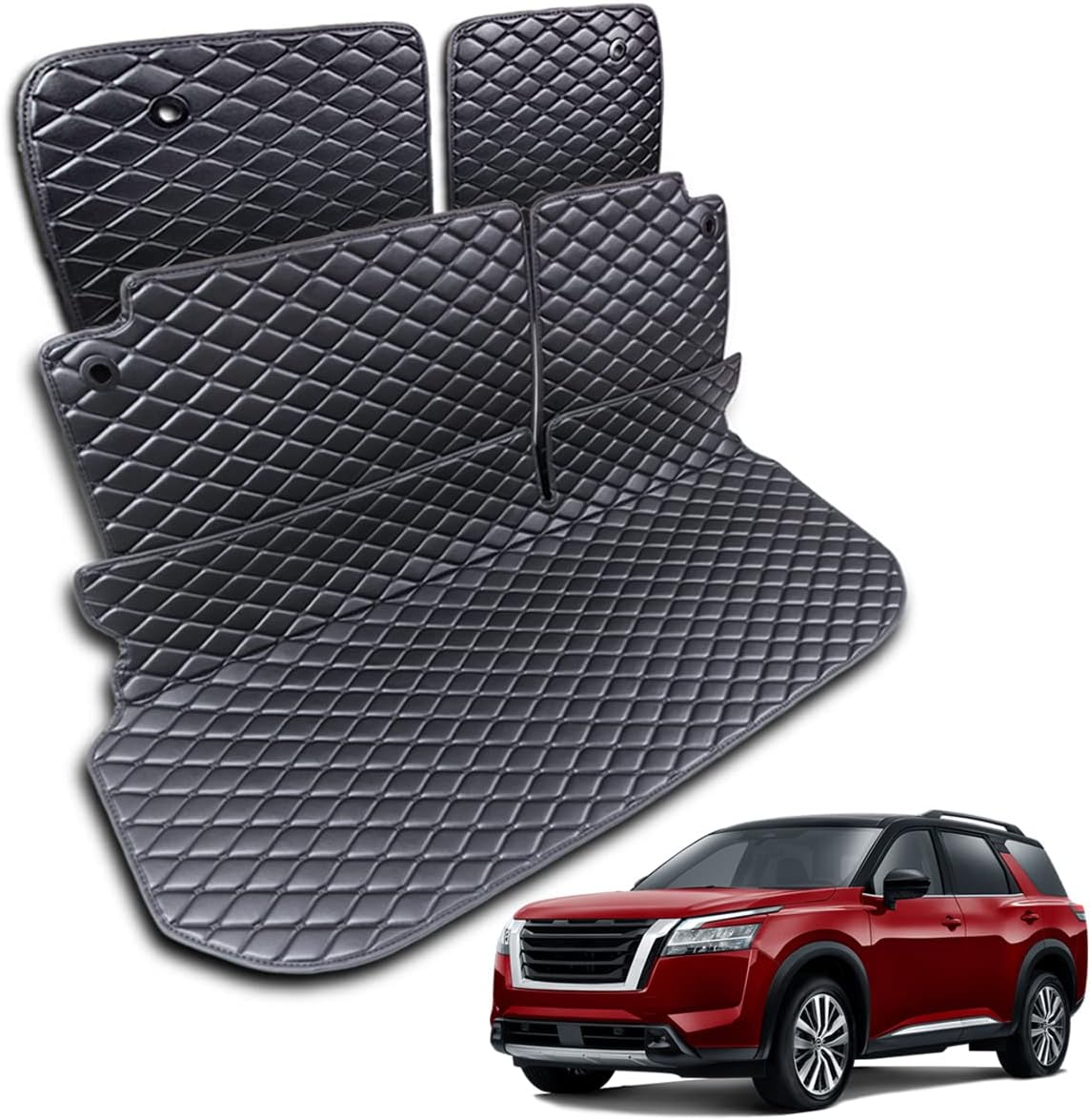 Fit 2022 2023 2024 Nissan Pathfinder 7&8 Seats Floor Mats Cargo Mat Cargo Liner Pathfinder Accessories C89a2e9e B1d7 4e9f 826b E60dd441a8be.5c078a88d47589ae7a26447af2f99c46 - View #5