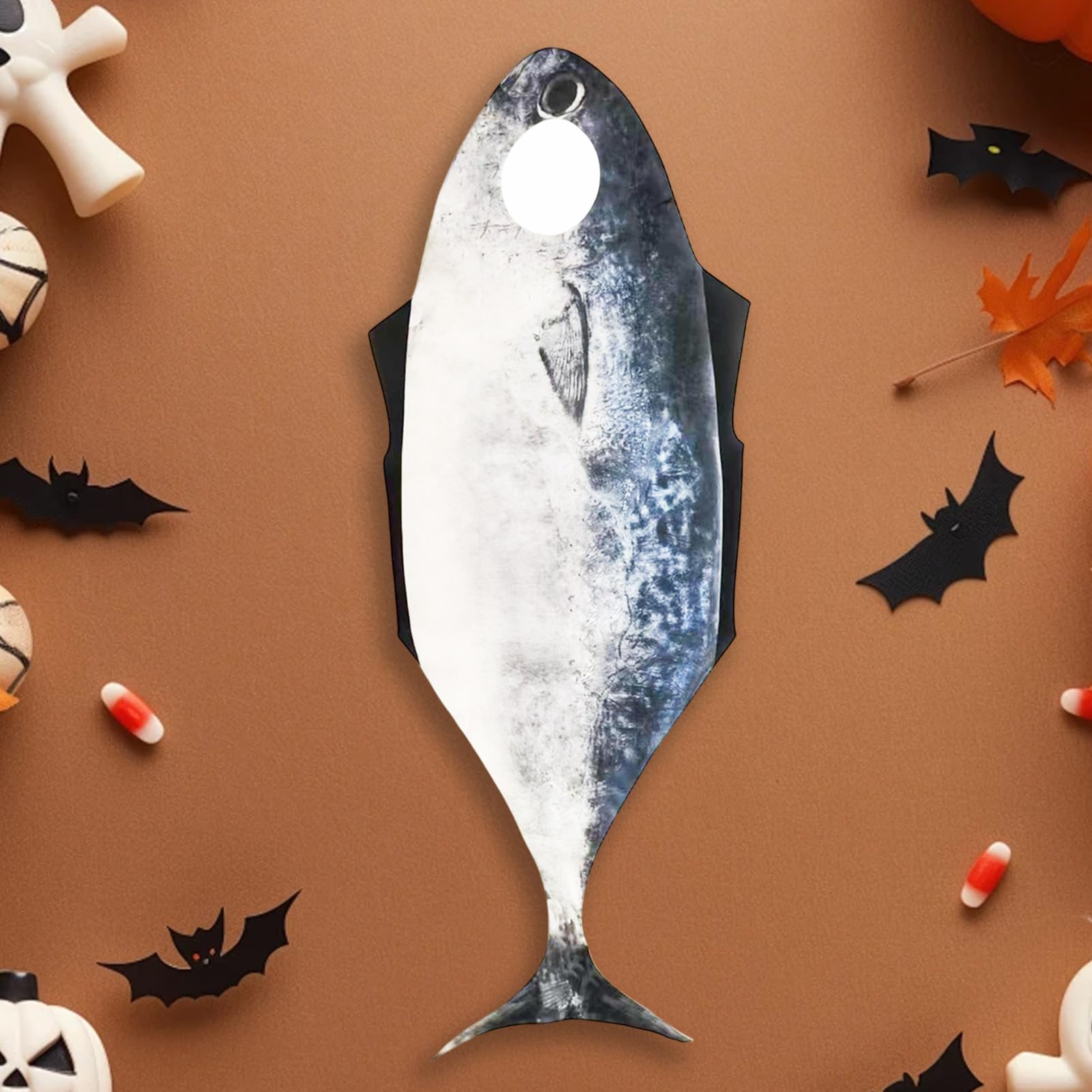 Genérico Disfraz Merluzo Adulto Gigante Realista | Disfraz De Pescado Halloween Cuerpo Completo | Disfrazs De Carnaval | Disfrazs De Animal Marino Adulto para Despedidas Cosplay Festivales