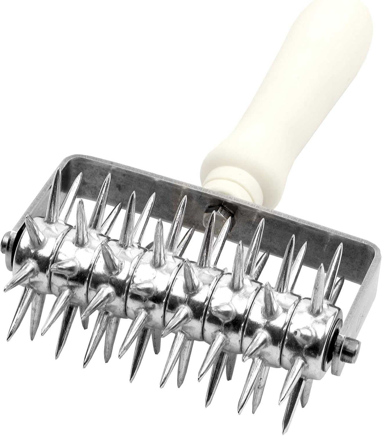 O'Creme Commercial Dough Roller Docker 4-3/4 Inch Wide with Plastic Handle