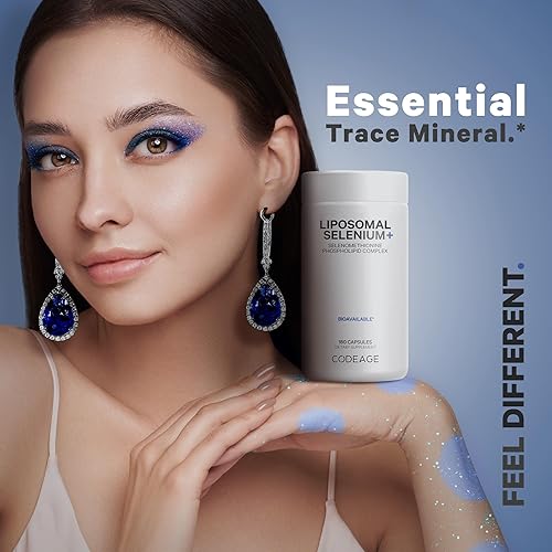 Miniatura 4 de Codeage Suplemento de selenio de 200 mcg, suministro de 6 meses, apoyo inmunológico, cofactor mineral, selenometionina, fosfolípidos, vegano,