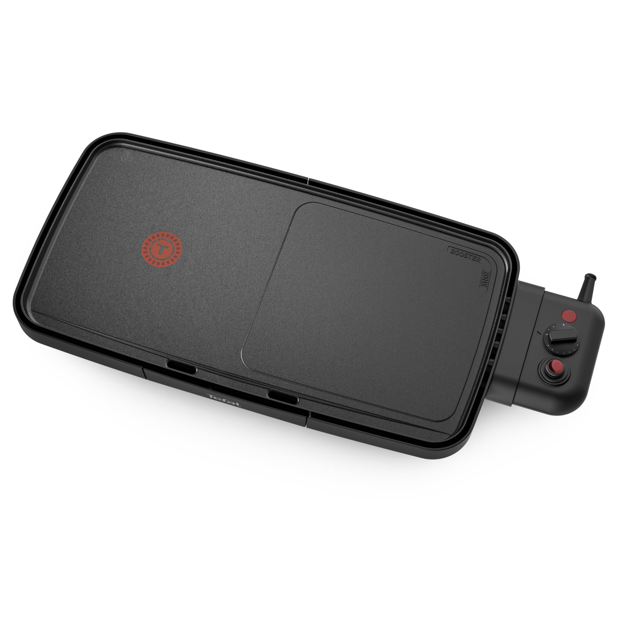 Tefal Plancha Booster Griglia Elettrica da Interno, Potenza 2200 W, Rivestimento Antiaderente Resist+, Tecnologia Thermo-Spot, CB6428