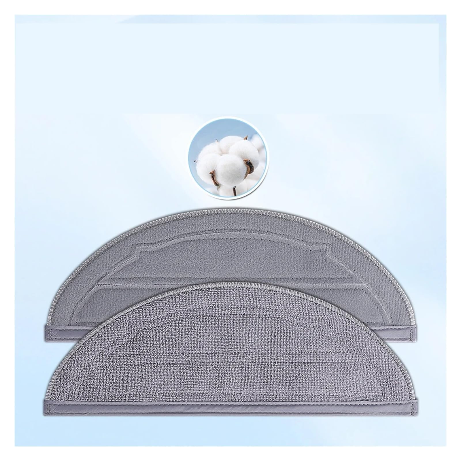 Almohadillas de fregona lavables, compatibles con Roborock, Q10V/Q10V+/S8 Pro /S8 Pro+/Q10 S5/Q10 S5+/Q10 VF/Q10 VF+ Piezas de repuesto de paño de fregona for robot aspirador(SET11)