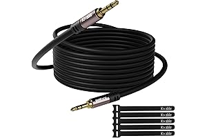 3.5mm Aux Cable: 35 Feet of Unparalleled Audio Bliss