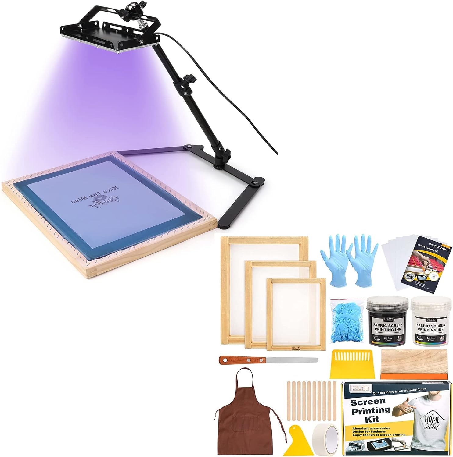 Caydo 20W LED UV Screen Printing Exposure Light and Light