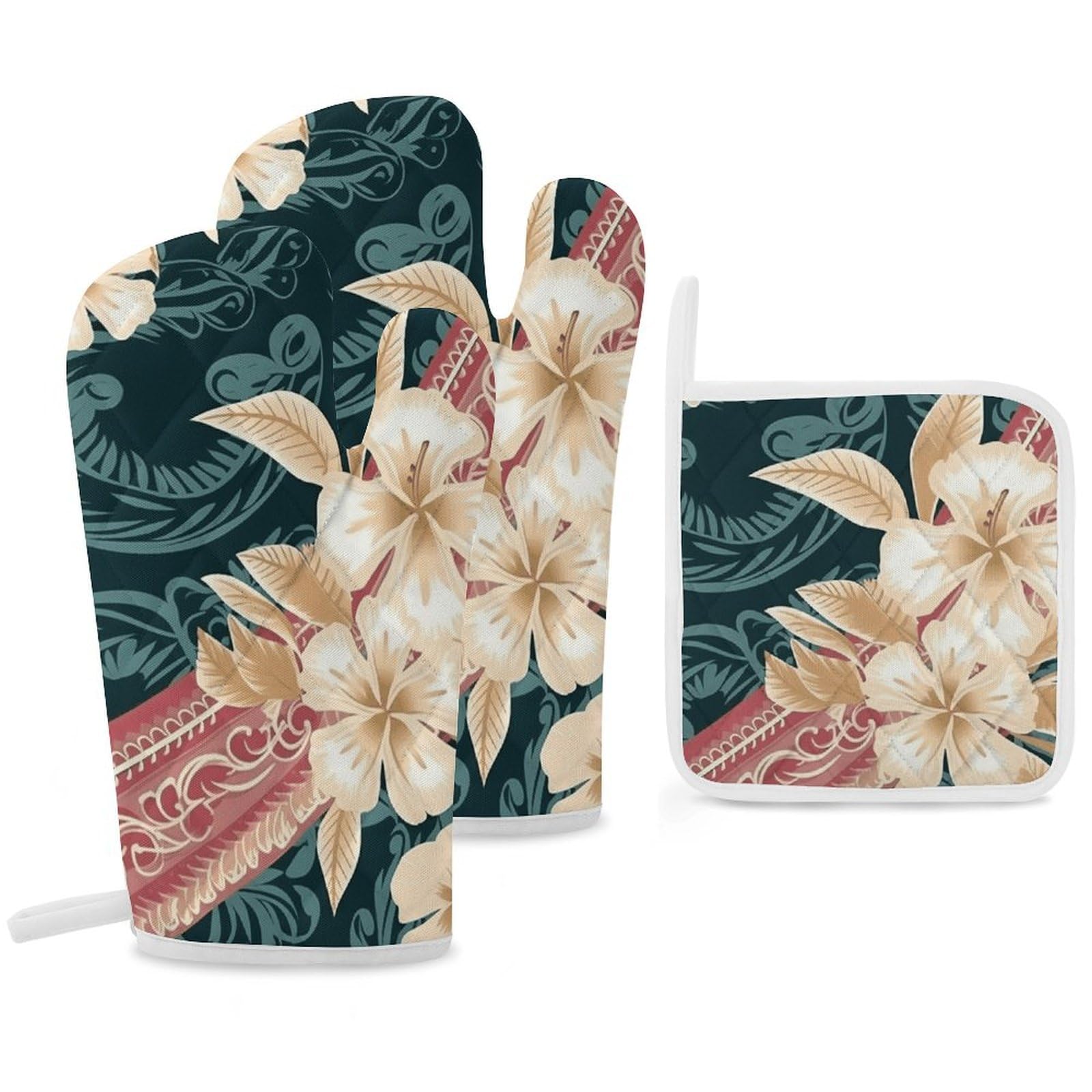 Gants de cuisine amusants hawaïens pour vos barbecues et pâtisseries