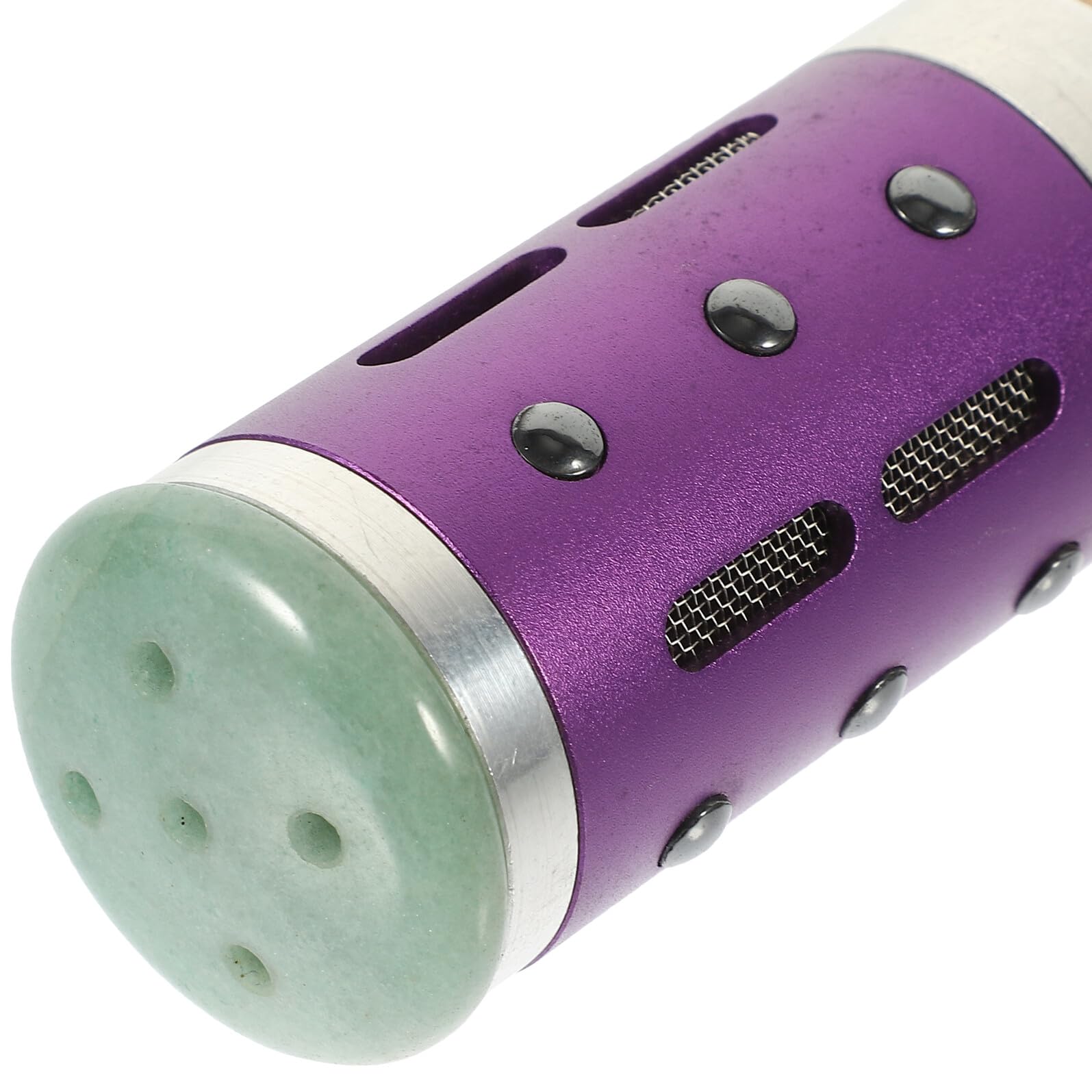 Barra de Moxibustión Portátil para Masaje Facial y Corporal, Varilla de Jade Púrpura para Calentamiento y Relajación, Uso en Manos y Pies, Herramienta de Bienestar para Hombres