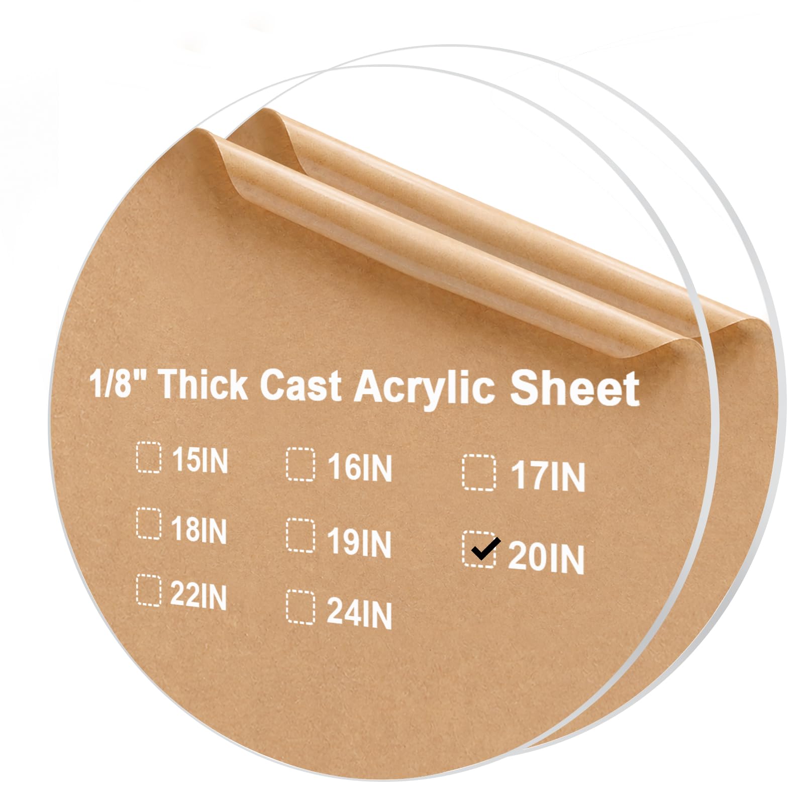 Kinlink Acrylic Sheets - 4 Pack 12x16" -19