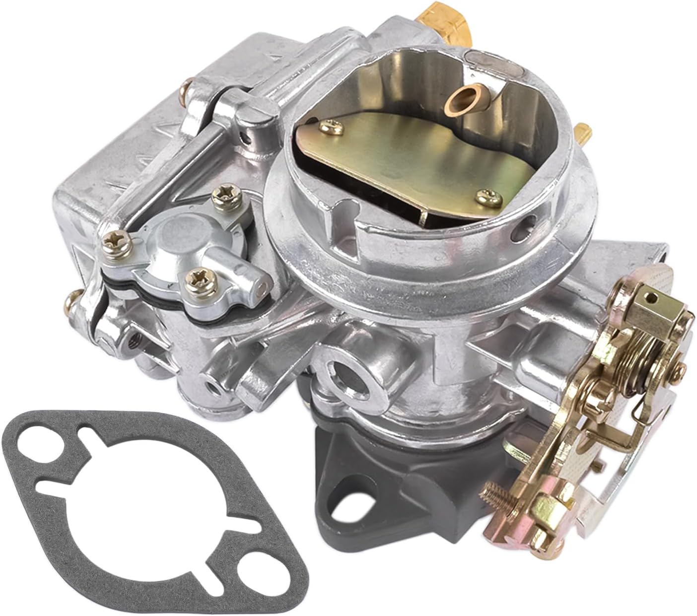 New Carburetor Replacement for Ford 1957 1960 1962 144 170 200 223 Inline 6 Cyl 4CYL Engines 1 Barrel Replace Holley 1904 Manual Choke 1959 F100 Carburetor with Gasket 144170200223 Mustrod