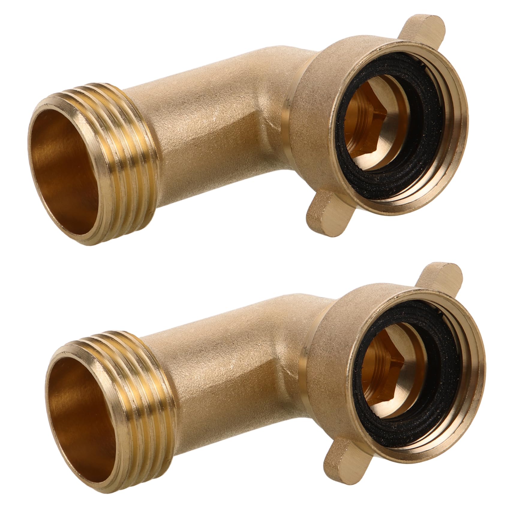 Adaptateur robinet laiton x2 ORFOFE pour tuyau de jardin et raccordement machine à laver