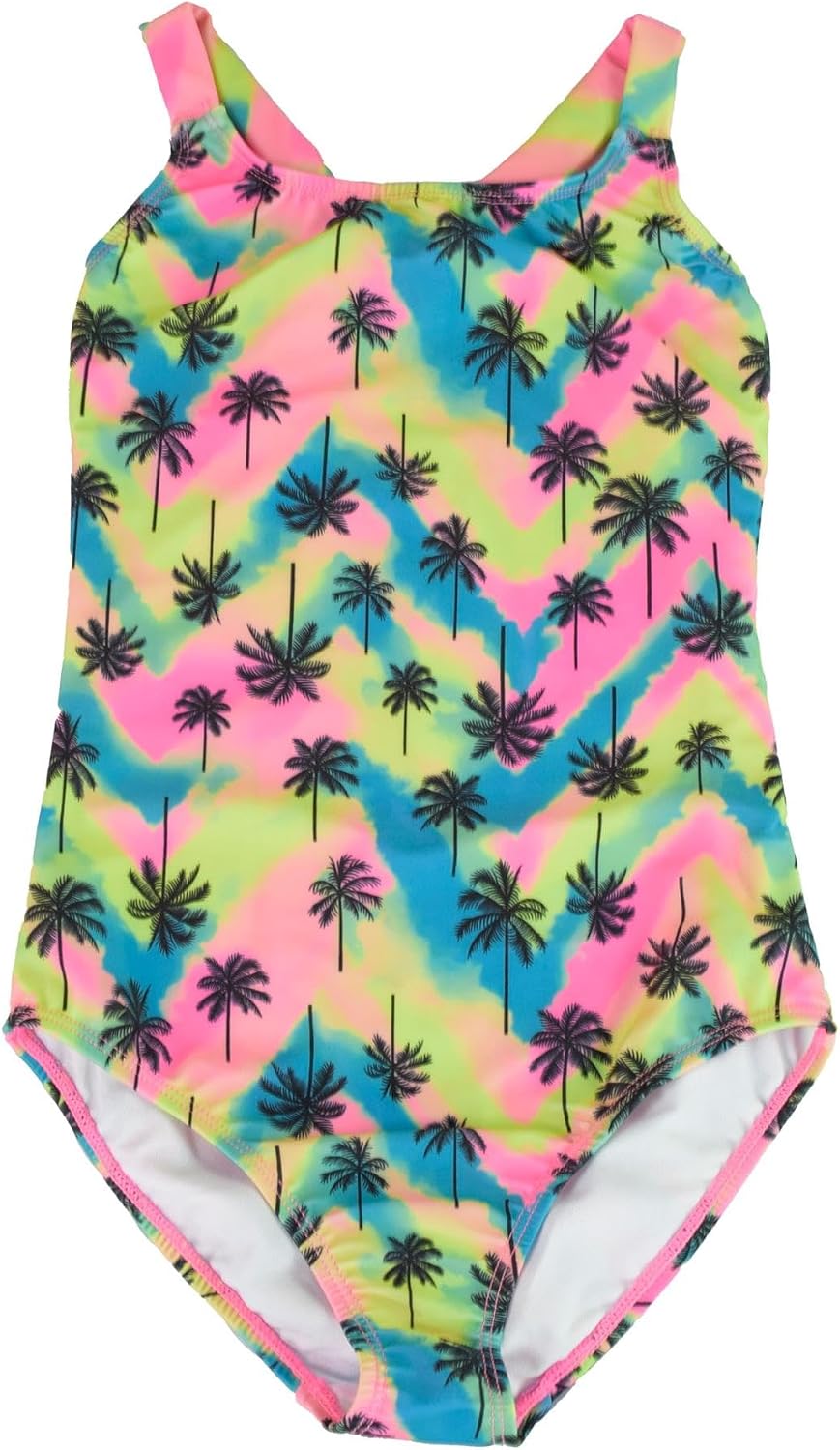 A2Z 4 Kids Girls Swimming Costume All in One One Piece Quick Dry Swimsuit Kids Summer Holiday Beach Bathing Swimwear Age 2-13