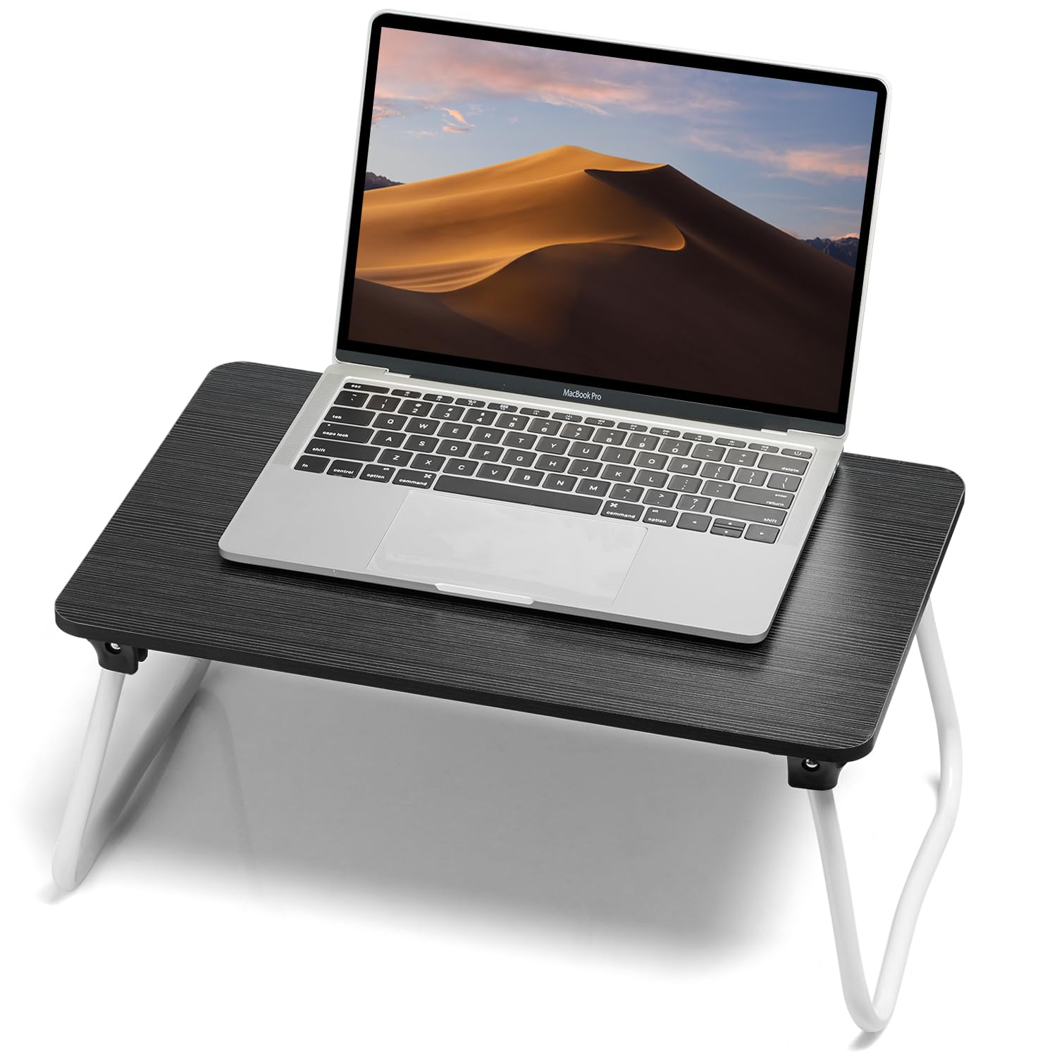 FISYOD Foldable Lap Desk, Laptop Bed Desk, Portable Bed Table, Laptop Stand for Bed & Couch, Lightweight & Mini - Black