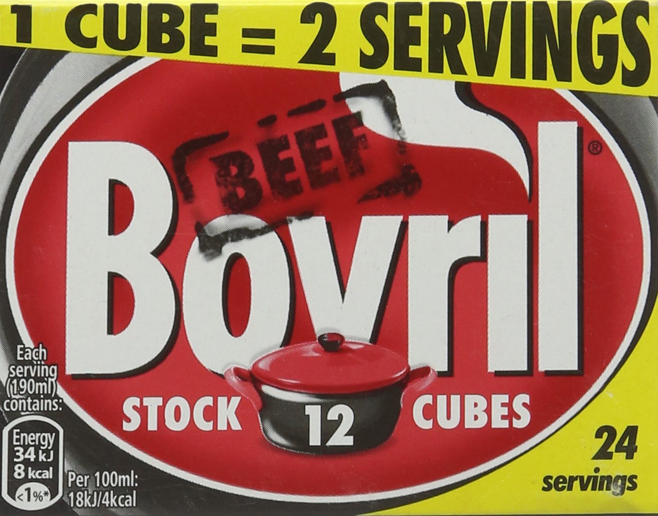Bovril Beef Stock Cubes, 120 g