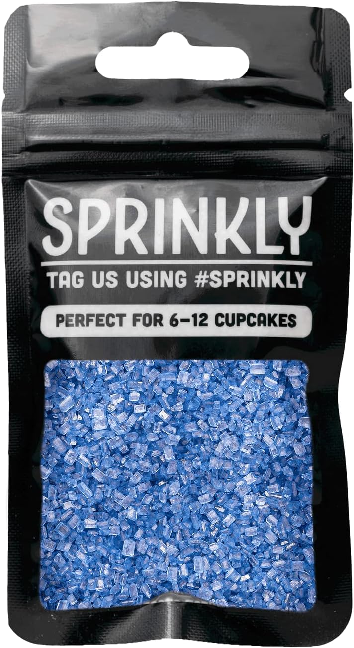 SPRINKLY - Sugar Crystals - Blue - 30g