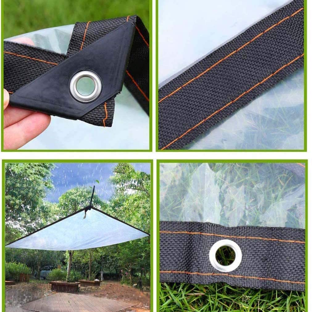 Tarps Clear Heavy Duty Wasserdicht 3x10m, Plane für Camping, Tarp Ultraleicht Mehrzweck, Neue Fertigungstechnologie Macht Diese Plane Leichter, stärker reißfest