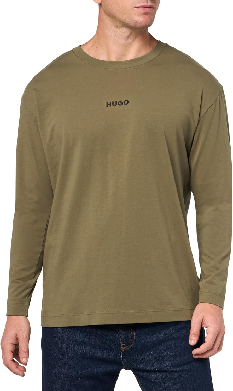 Crew Neck Hugo Boss Pullover Hugo Boss Men Sweater HUGO Long