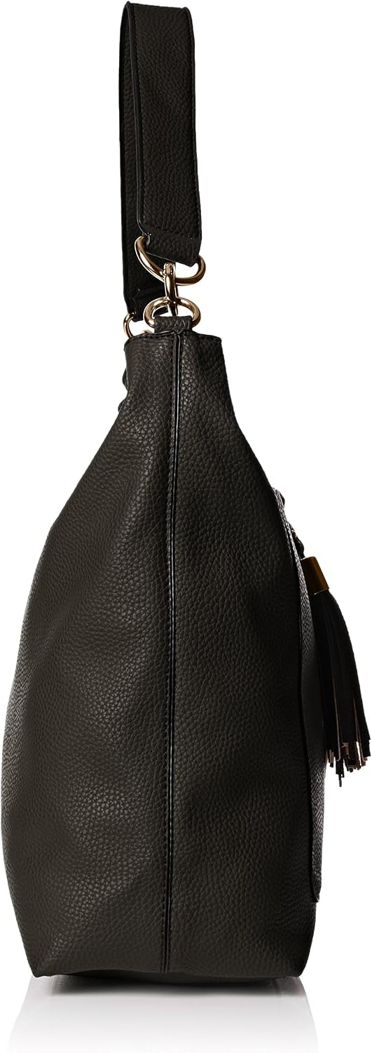 SWANKYSWANS Womens Tasmania Tassel Shoulder Bag Grey, Grey (Grey) - Image 4