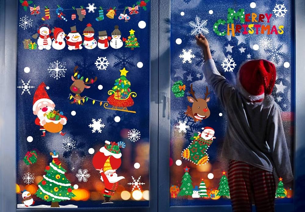 クリスマス 飾り 静電ステッカー剥がせる 汚れない 65pcs入 Amazon.co.jp: LOKIPA クリスマス 飾り 静電ステッカー 剥がせる
