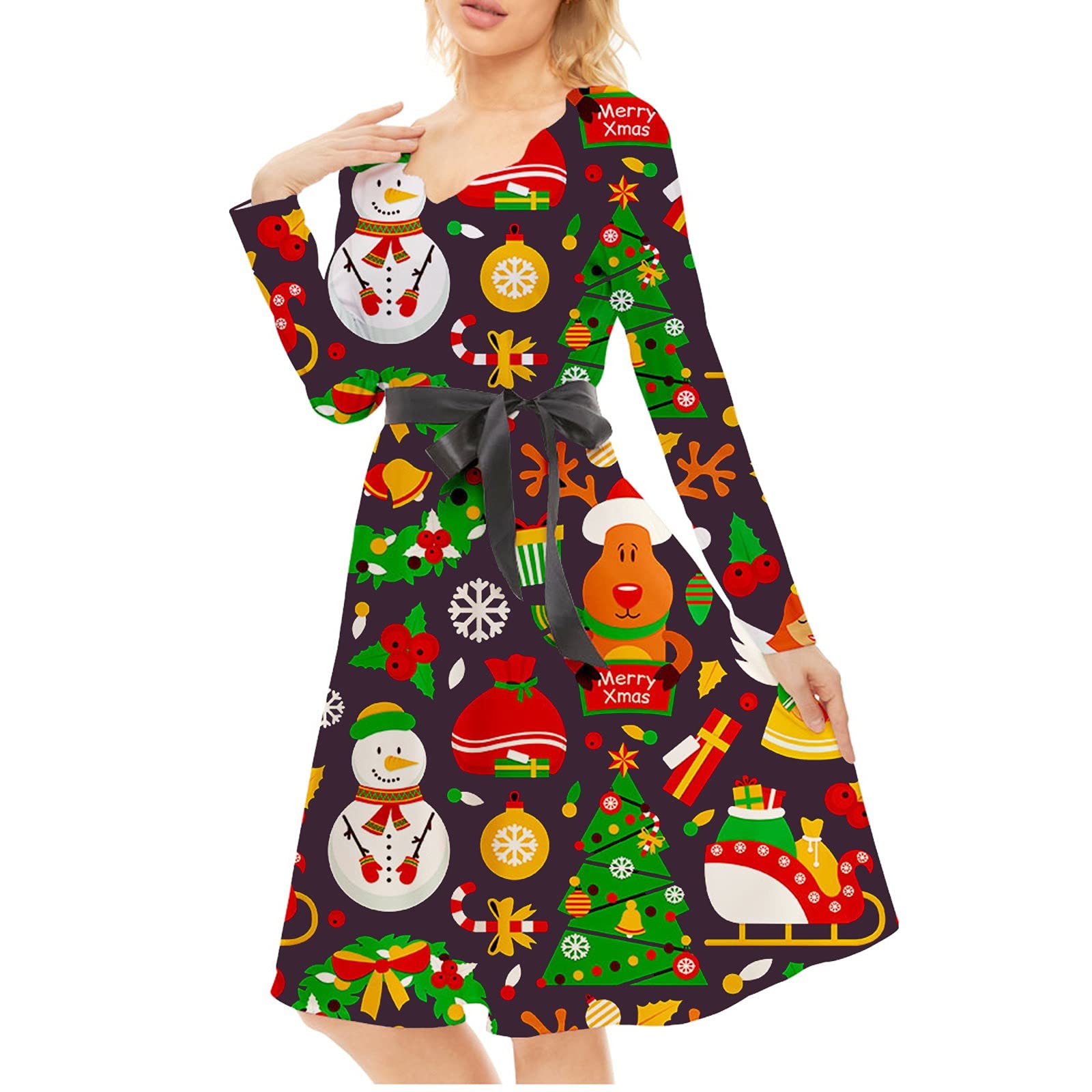 Summer Dress Fashion Clothes Womens Dress 2021 Vintage Christmas Dress |  Desertcart Aruba