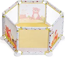 Cercadinho Infantil Chiqueiro Portátil Playpen MaxiBaby (Bege)