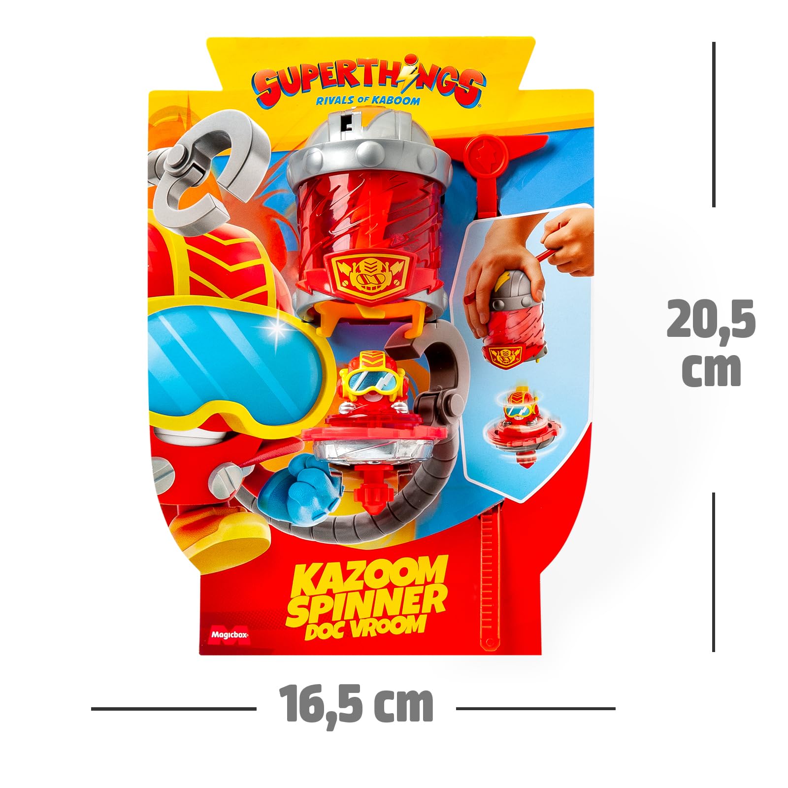 SUPERTHINGS KAZOOM Power – Kazoom Spinner – Doc Vroom. Incluye 1 Cápsula Kazoom, 1 peonza Kazoom y 1 Tira. — view 10