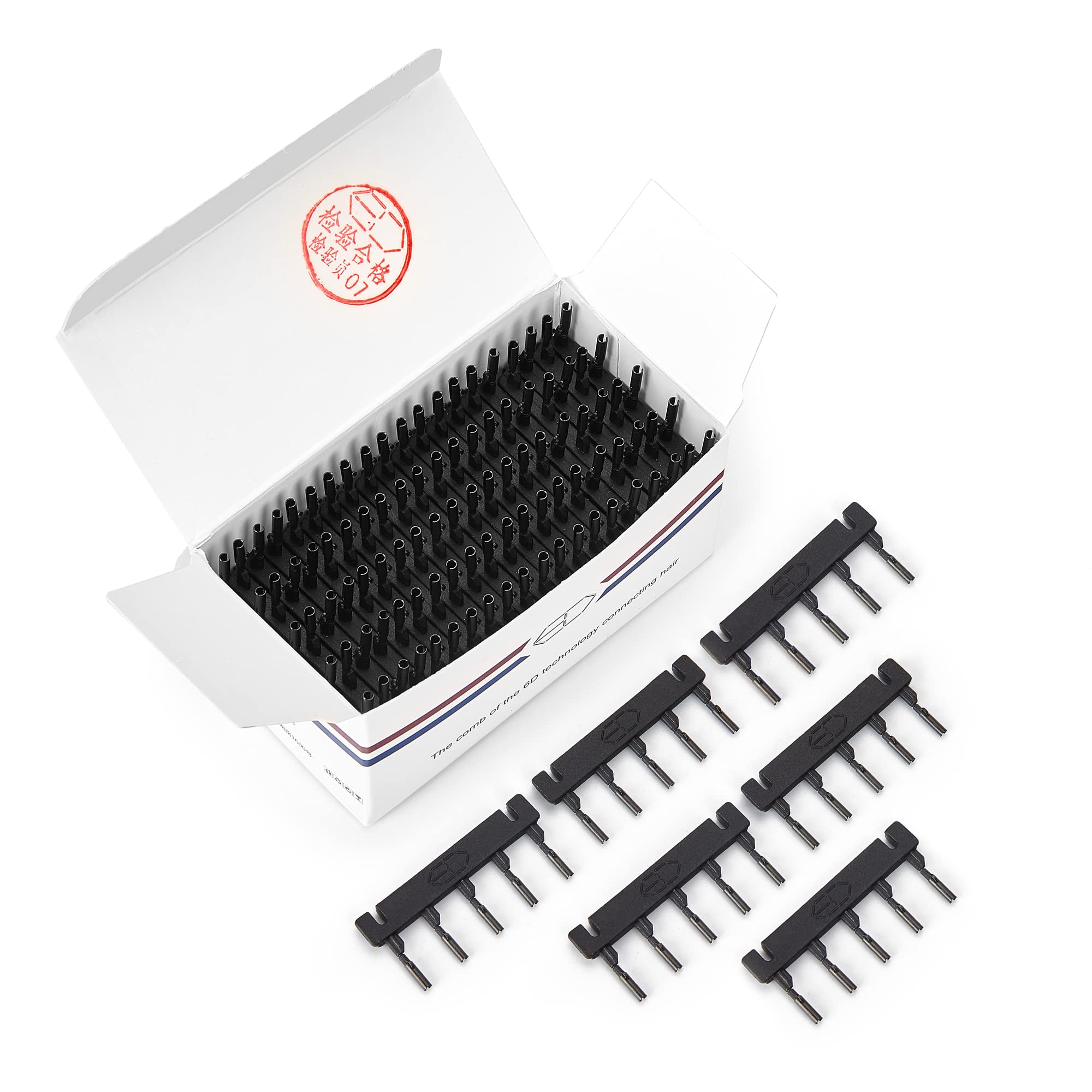No-Trace Hair Extensions Tool, C Shaped Buckle for 2nd Generation 6D Hair Extensions Machine