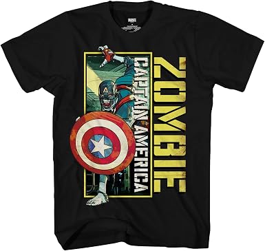 If Zombie Captain America Adult T-Shirt 