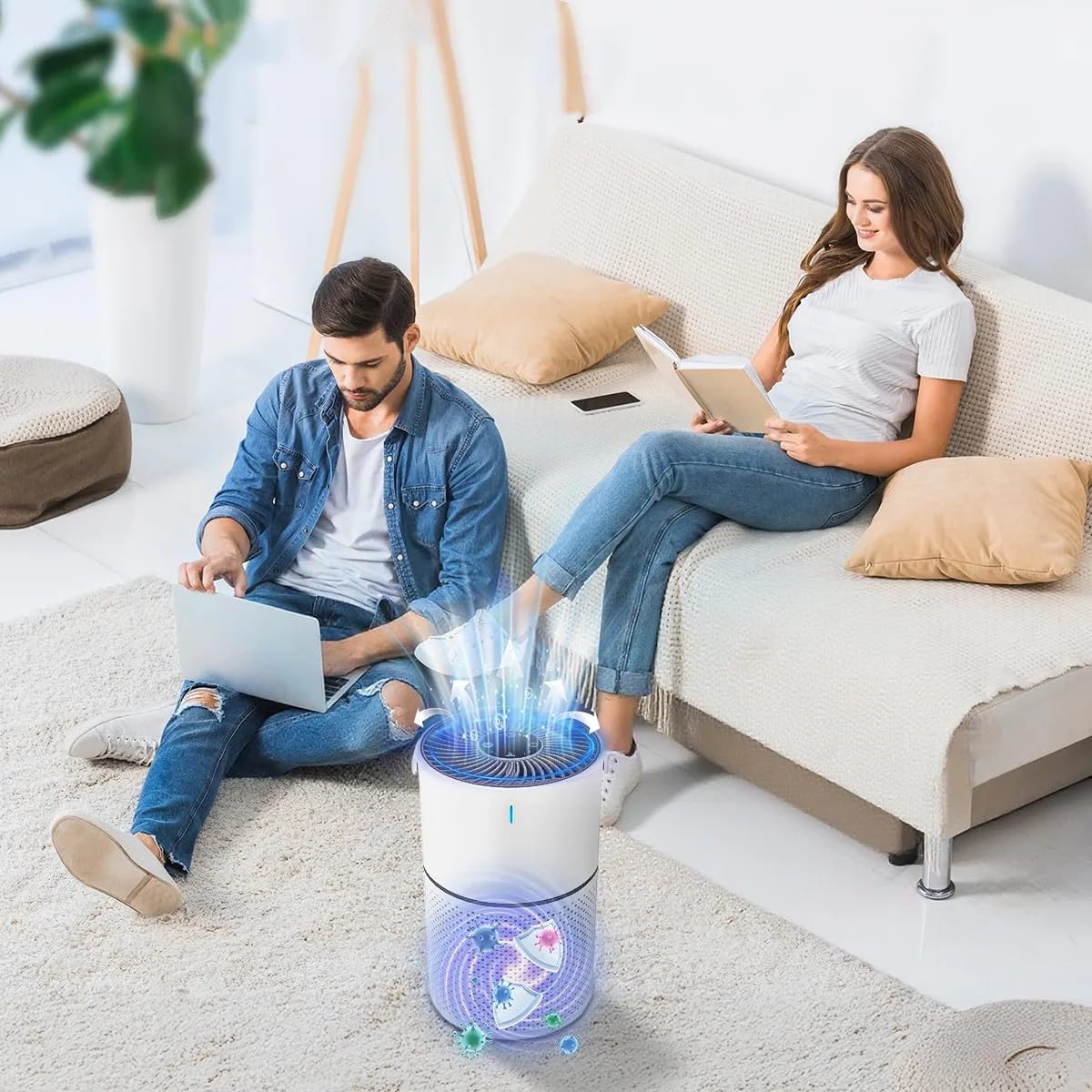 Purificatori d'Aria Marvics(White)