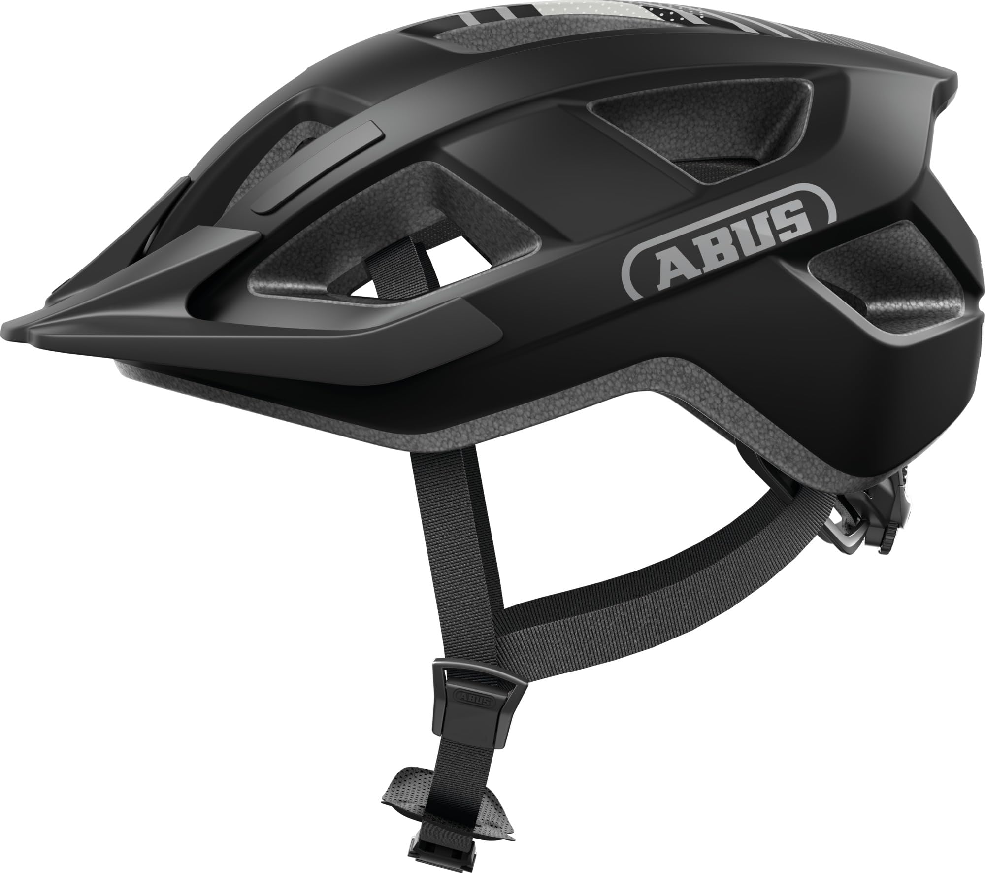 ABUS Aduro 3.0 LED Bike Helmet - sporty city Helmet in a stylish design for everyday and sporty Tours - with Rear Light - for Men and Women - Size S, black โ image 1