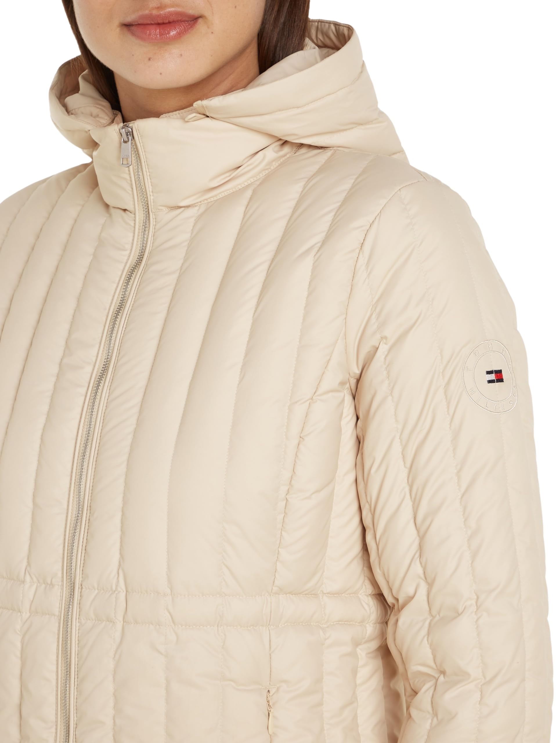 Tommy Hilfiger Quilted Fall Fashion Lightweight Jacket Giacca trapuntata Donna