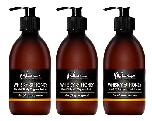 The Highland Soap Company, loción orgánica para manos y manos y cuerpo, (jardineros) (paquete de 2)