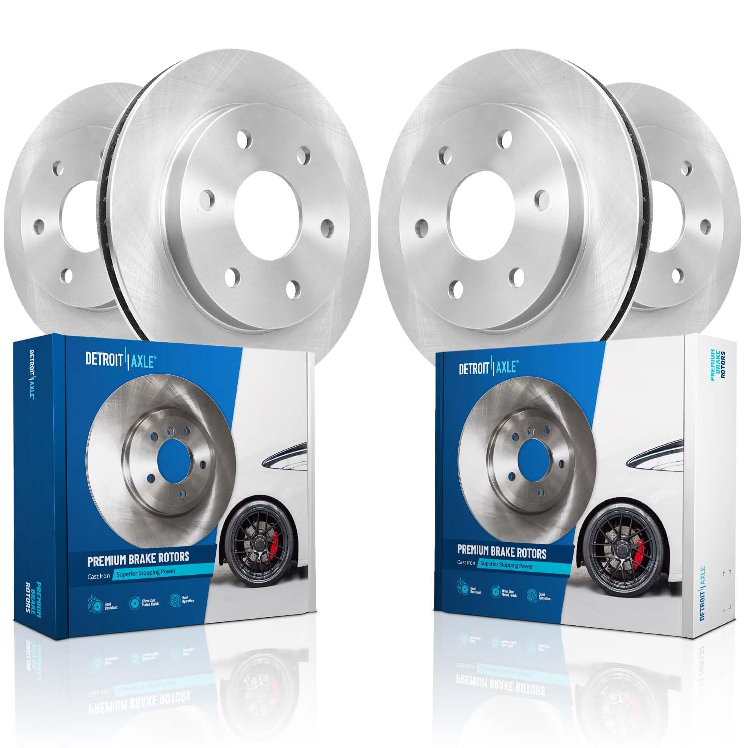 Detroit Axle - Brake Rotors for 2017-2024 Nissan TITAN