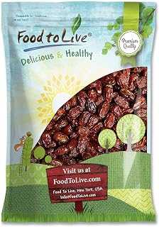 Medjool Dates,10 Pounds - Non-GMO Verified, Large Dried Meaty Dates with Pits, Unsweetened, Unsulphured, Vegan, Sirtfood, Bulk. Good Source of Potassium and Fiber. Great for Snacking, Baking, Desserts