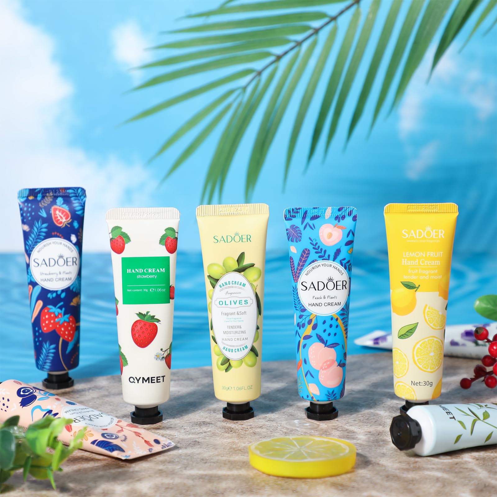 Dimsile 300 Pcs Hand Cream Valentine's Day Gifts Scented Hand Lotion Mini Hand Lotion Plant Fragrance Moisturizing Hand Care Cream for Dry Cracked Hands Women Girls Adults Teacher Stuffer