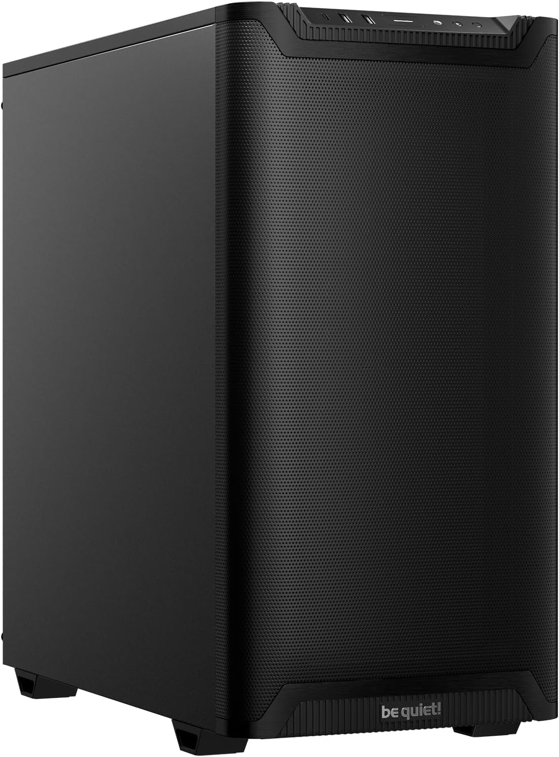 be quiet! Pure Base 501 Airflow Black PC case, 2 preinstalled Pure Wings 3 140mm PWM fans, extraordinary air pressure, compact case, vertical graphics card installation, USB 3.2 Gen. 2 Type C: image 1 of 8