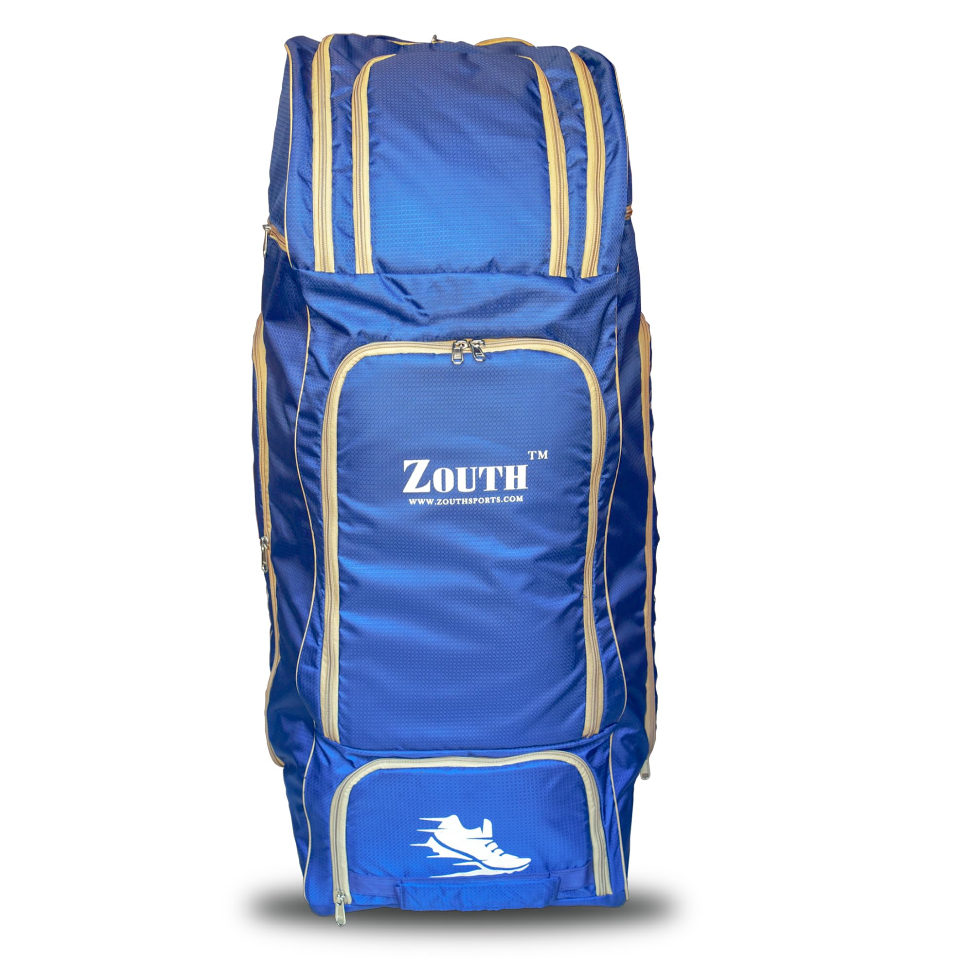 ZOUTH Pro Cricket Kit Bag | Cricket Kit Bag for Cricket Equipment | Hip Side Pocket, Inner Pocket | Dedicated Compartment for Helmet (Large, Navy Blue)-picture-18
