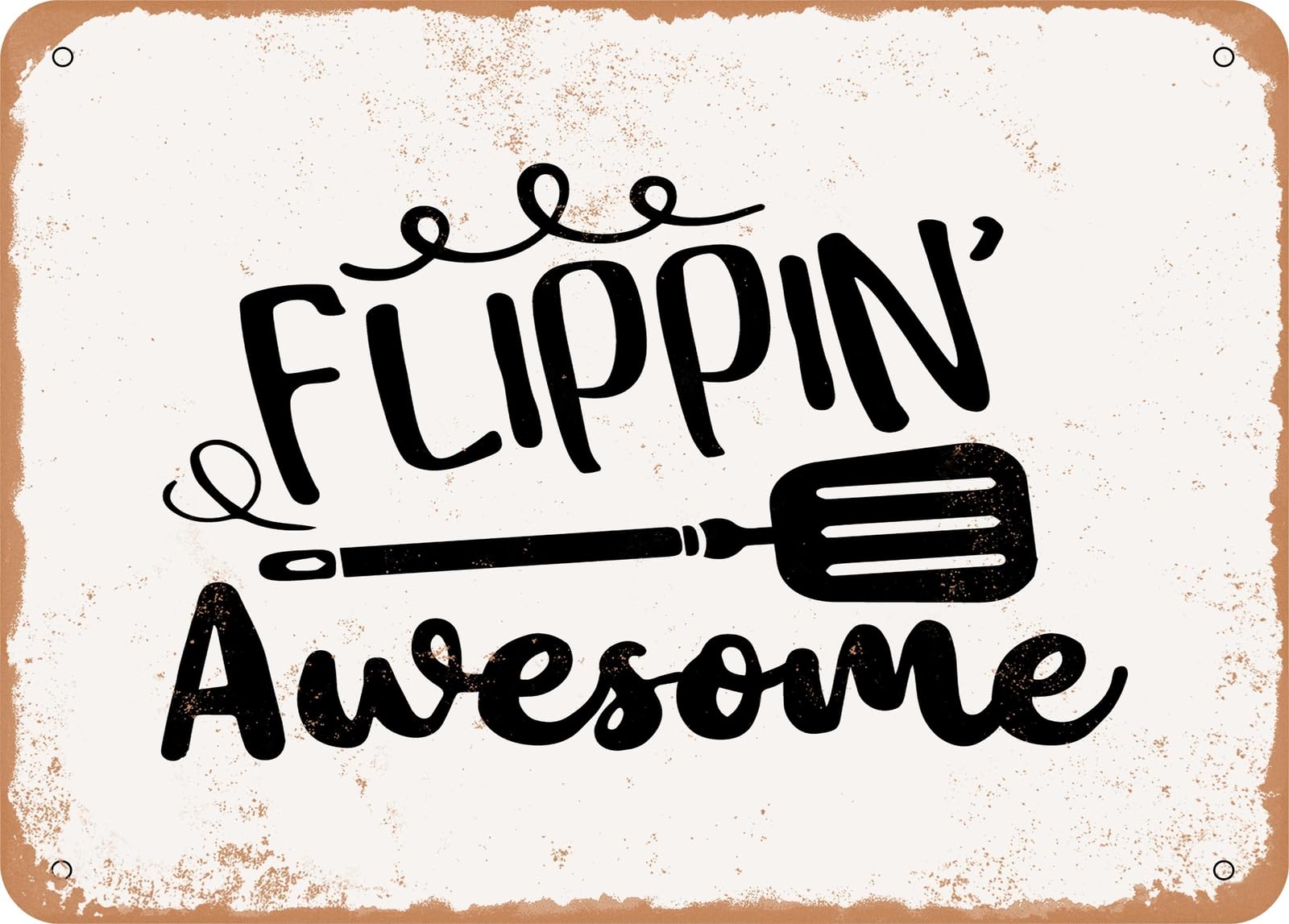 Metal Sign - Flippin Awesome - Vintage Look Sign home decor