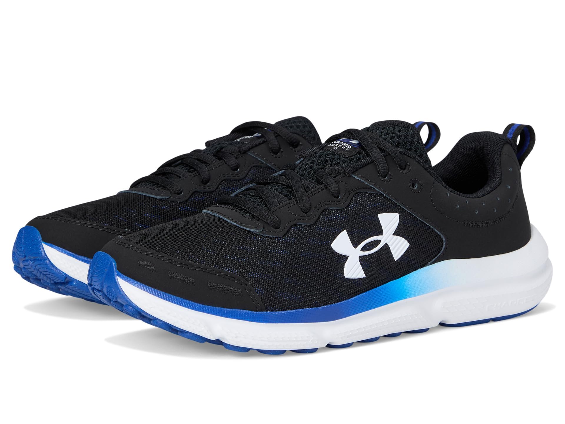 Under Armour Charged Assert 10 - Tenis de Correr para Hombre, (009) Negro/​Royal/​Blanco, 41 EU