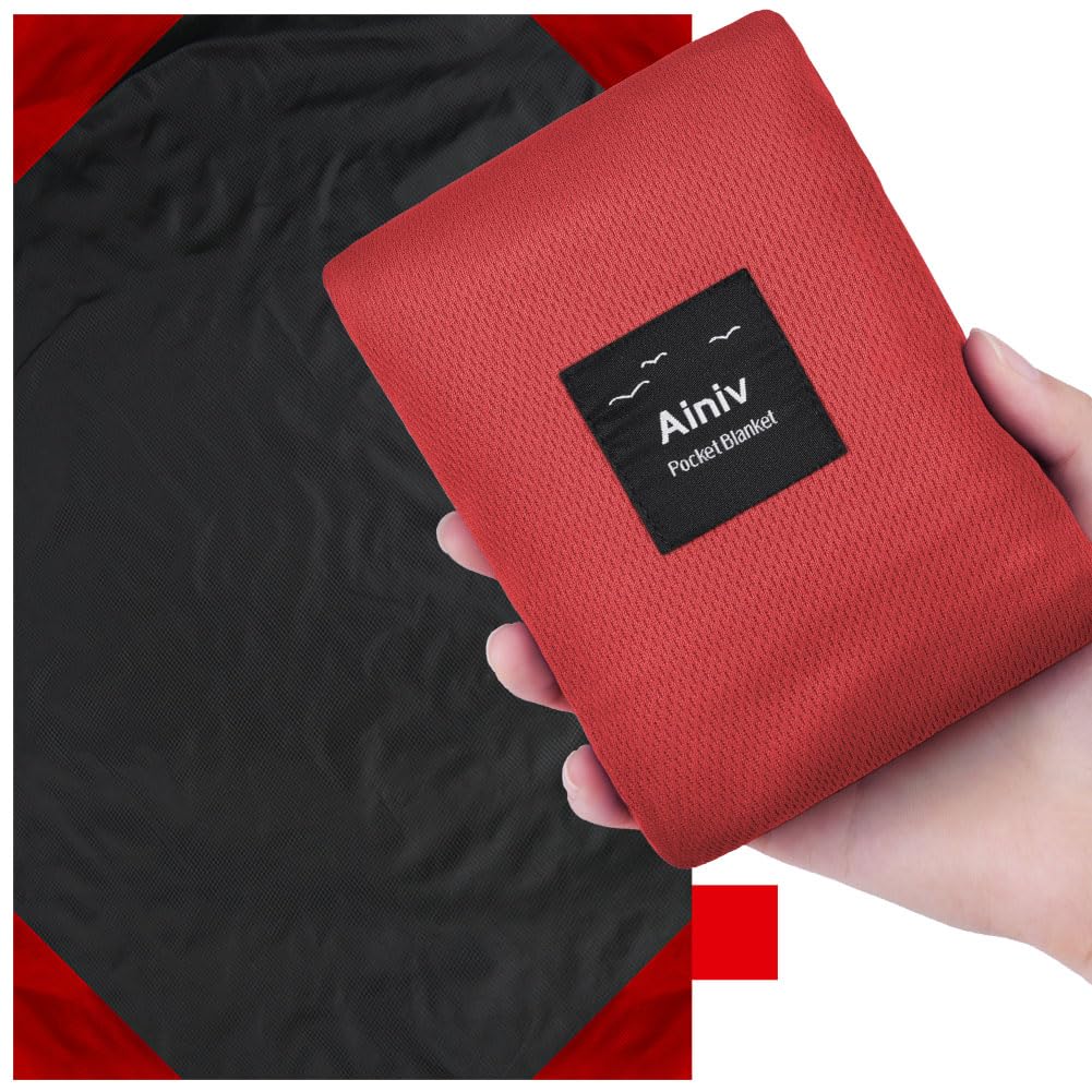 Mini Coperta Da Picnic Tascabile 110x150 Cm – Ultraleggera, Senza Sabbia, Impermeabile Per Spiaggia E Viaggi