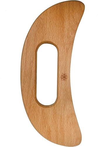 Miniatura 5 de DAILY CONCEPTS Herramienta Gua Sha de cuerpo de madera, la herramienta Gua Sha de cuerpo de madera aumenta el drenaje linfático y aumenta la